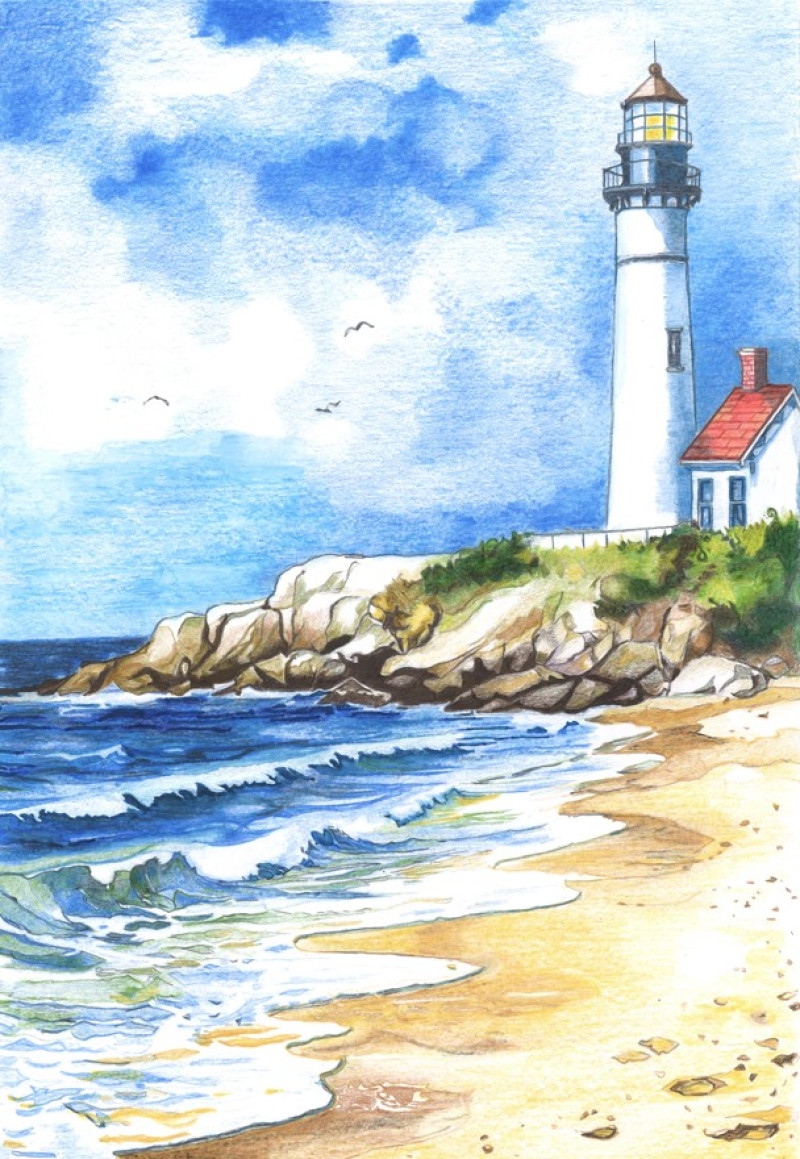 [색연필수채화] 곽상일 作 - 바다를 지키는 …